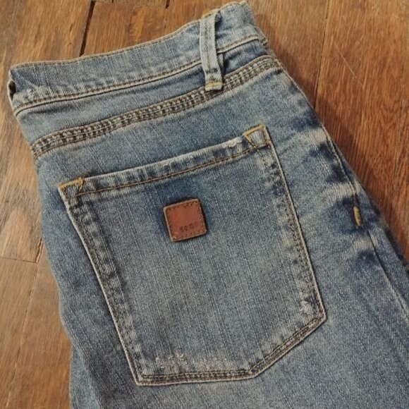 Roxy Junior's Sz 3 Light Wash Denim Jeans Straight Leg 5 Pocket Style M473186V2 - Picture 4 of 6